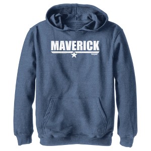 Boy's Top Gun Maverick Pull Over Hoodie - 1 of 4