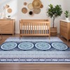 homfan Washable Runner Rug w/ Non-Slip Backing - Ultra-Soft Vintage Carpet for Hallway, Kitchen - 3 of 4