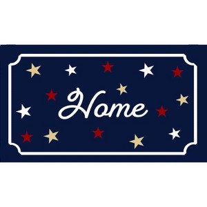 Rockport Premium Americana 18 in. W X 28 in. L Multi-Color Home with Stars Coir Door Mat - 1 of 1