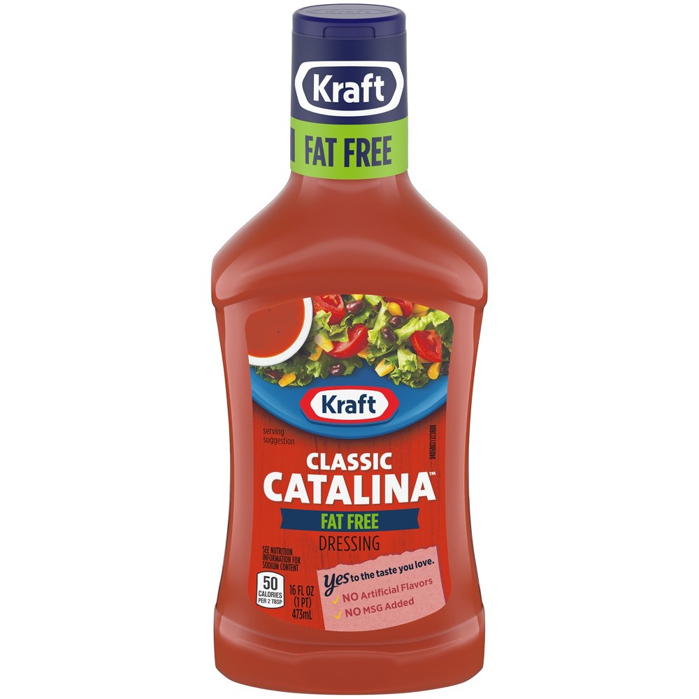 UPC 021000642762 product image for Kraft Fat Free Catalina Salad Dressing 16 oz | upcitemdb.com