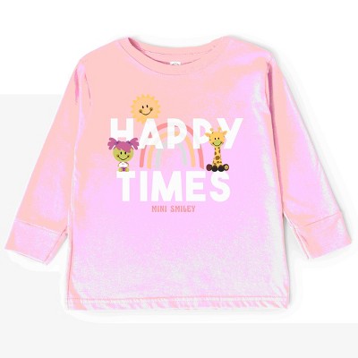 The Juniper Shop Mini Smiley Happy Times Toddler Long Sleeve Tee