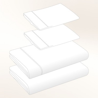 Sage Green Queen Egyptian Cotton Sheet Set with Deep Pockets