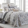 Tamsin Grey Euro Sham Set - Set of Two - Levtex Home - 3 of 3