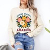 Simply Sage Market Women's Guess What Flowers Long Sleeve Garment Dyed Tee - 2 of 4