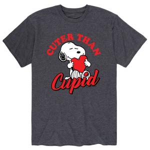Men's - Peanuts - Cuter Cupid Short Sleeve Graphic T-Shirt - 1 of 4