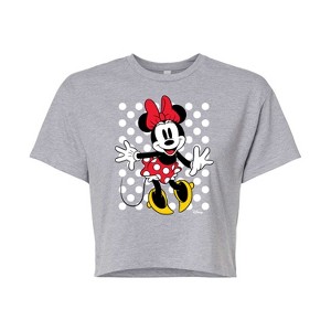Women's - Disney - Mickey & Friends Cropped Graphic T-Shirt - 1 of 4