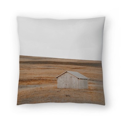 Wooden House By Tanya Shumkina Throw Pillow - Americanflat Farmhouse Rustic  : Target