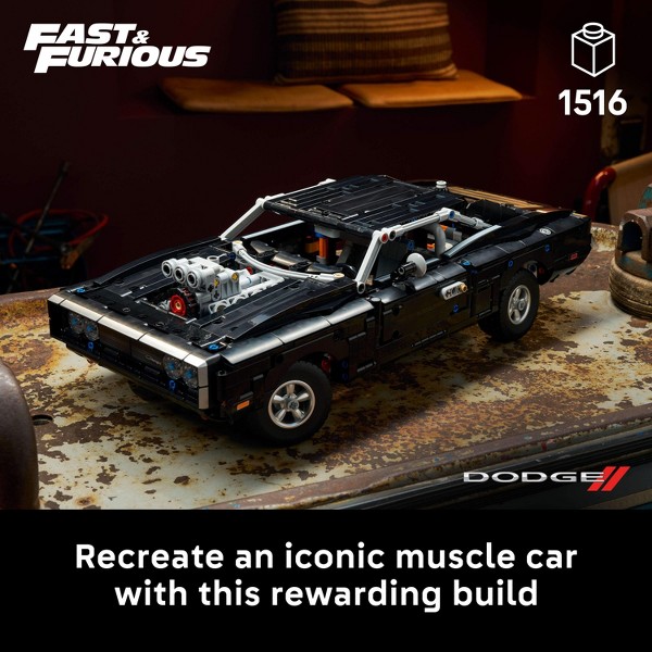 LEGO Technic Coche Rápido y Furioso Dodge Charger R/T 42231 2