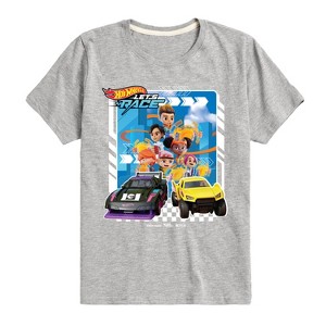 Boys' - Hot Wheels - Let's Race Characters with Cars Short Sleeve Graphic T-Shirt - 1 of 4