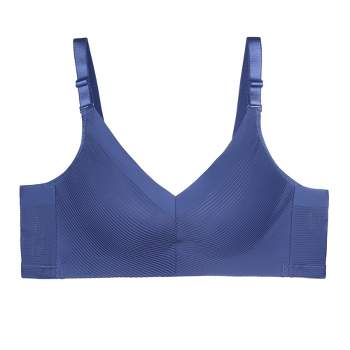 Avenue Body  Women's Plus Size Fashion Balconette Print Bra - Cobalt Spot  - 50dd : Target