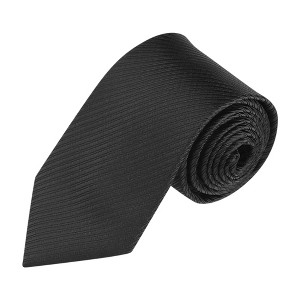 Allegra K Men's Self-tied Textured Wide Necktie - 1 of 4