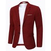 Men's Casual Blazer Sport Coat Two Button Lightweight Business Jackets - 2 of 4