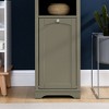 63" Tall Bathroom Storage Cabinet with Removable Laundry Basket, Adjustable Shelves Storage Unit for Home, Kitchen, Laundry Room, Bathroom Organizer - 4 of 4