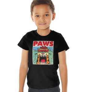 Toddler Boys' Garfield Paws T-Shirt Black - 1 of 4