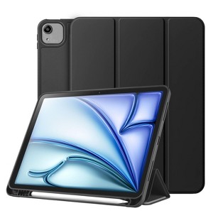 Vena For Apple iPad Air 13 Inch Case with Pencil Holder, iPad Air M3 13 Inch Case, Trifold Stand, iPad Pro 12.9" Case (2022/2021/2020/2018), Black - 1 of 4