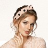 Unique Bargains Women's Polka Dot Knotted Headband 1 Pc - 2 of 4