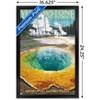 Trends International Lantern Press - Yellowstone Morning Glory Pool Framed Wall Poster Prints - 3 of 4