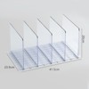 Purse Organizer for Closet, Clear Shelf Dividers with 5 Compartments, Purse Dividers, Detachable Handbag Separators Dividers Rack for Closets - 3 of 4