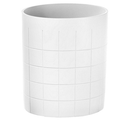 Creative Scents Polar White Wastebasket