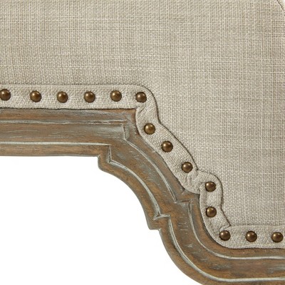 Elegant Farmhouse Grey Wood and Metal Counter Stool