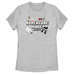 Women's Minecraft Adventure Mode Bears T-Shirt - 1 of 4