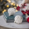 Whisen D3.9X4.3"H Christmas Ball Ornaments, Glass Decorative Hanging Ball Christmas Tree Ornaments, Set of 6 - 4 of 4