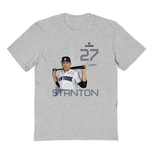 MLBPA Men's Stanton Pw Licensed Mlb Giancarlo Stanton New York Yankees Short Sleeve Graphic Cotton T-Shirt - Sport Grey L - 1 of 4