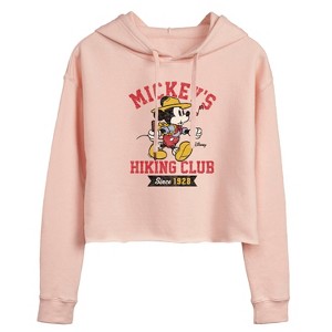 Women's - Disney - Mickey & Friends Cropped Graphic Hoodie - 1 of 3