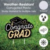 Big Dot of Happiness Hello College Outdoor Decorations - Graduation Yard Signs - Set of 8 - 3 of 4