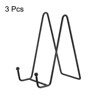Unique Bargains Iron Durable Rounded Corner Book Decorative Easels or Stands 3 Pcs - 3 of 4