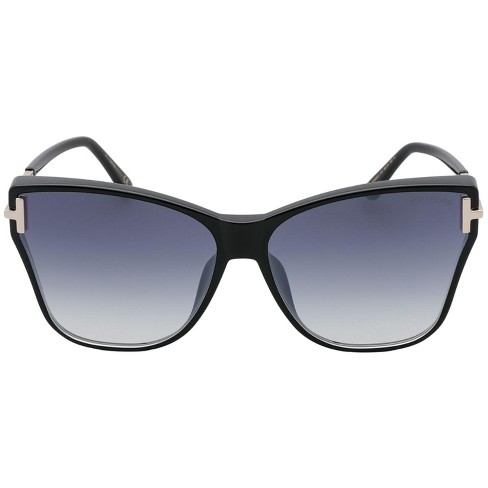 Tom Ford Ft 0808 01x Womens Butterfly Sunglasses Black 64mm : Target