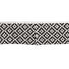Bacati - Love Black/white Diamond Crib/Toddler Bed Skirt - 3 of 3