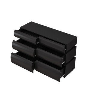 Lyngins Modern 6-Drawer Dresser with Free Handle Design,Sleek Chest of Drawers,Storage Furniture for Bedroom,Living Room - 1 of 4