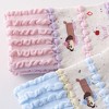 Anna-Kaci Women's 2-Pair Ruffle Cuff Crew Socks with Knit Fabric Playful Character Pattern and Stretch Fit - 4 of 4