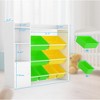 Kids Toy Storage Organizer with 8 Removable Toy Bins, 4-Tier Toy Organizers Kid Bookshelf and Toy Storage for Study Room，Small - 2 of 4