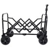 Grungis Expandable Dual-Layer Shopping Cart,Lightweight Grocery Cart with 100% Extra Space,Utility Cart for Camping,Shopping,Sports,Gardening - 4 of 4
