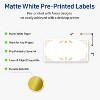 Avery Labels, 2" x 4", Gold-White-Gold Christmas Trees, Matte, 100 - 2 of 4