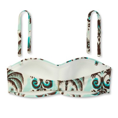 Shade & Shore Women's Twist Front Bandeau Bikini Top - Shade & Shore™ Green M — фото 7