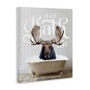 Stupell Industries Vintage Bathroom Moose Ad, 24" x 30" - 3 of 4