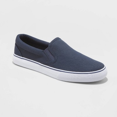 mens canvas slip on shoes target