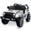 12V Kids Ride on Truck Car, w/Parent Remote Control, Twin 35w Motors, 3 Speeds, LED Lights, Music & Horn, Spring Suspension - 2 of 4