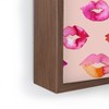 Ninola Design Sweet Pink Lips Framed Mini Art Print 4" (H) x 3" (W) x 1" (D) - Society6 - 3 of 3