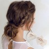 Unique Bargains Large Bow Ribbon French Barrette Hair Clips Hairdo Clip 1 Pc - 2 of 4