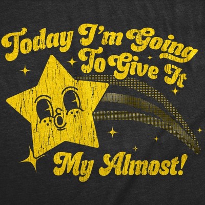 Мужские футболки Crazy Dog T-Shirts, Inc. Mens Funny T Shirts Today Im Going to Give It My Almost Sarcastic Graphic Novelty Tee for Men - Crazy Dog Men's T Shirt With Sarcastic Sayings L — фото 2