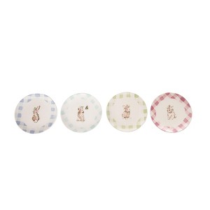 Transpac Ceramic Spring Floral Tidbit Dish Set of 4 Easter Home Decorations - 1 of 1