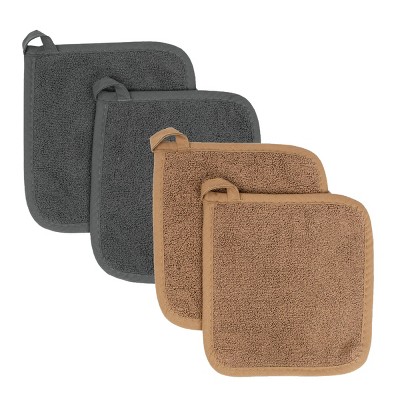 John Ritzenthaler Co. Ritz Variety 4-Pack Terry Pot Holder Set