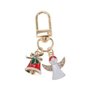 Unique Bargains Christmas Keychain Lobster Clasp Keychain Zinc Alloy 2.17" - 1 of 3