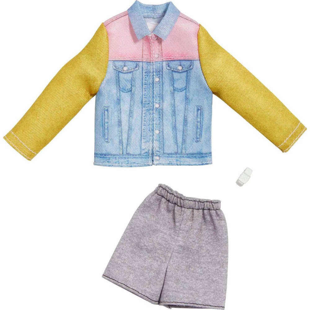 Barbie Fashions Ken Doll Clothes  Set with Denim Jacket  Shorts & Accessory (1 Outfit)