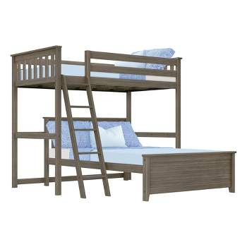Max & Lily L-Shaped Twin over Full Bunk Bed