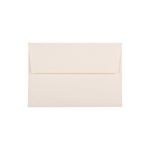 JAM Paper A8 Strathmore Invitation Envelopes 5.5 x 8.125 Natural White Wove Bulk 1000/Carton - 1 of 2